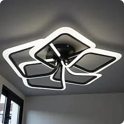 Люстра светодиодная 517 Dlight 130Вт Черный (02125)