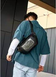 Чоловіча поясна сумка бананка Sambag 38х21 см sum0022766 - мініатюра 5