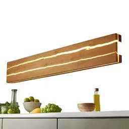 Дерев'яне настінне бра 50 см