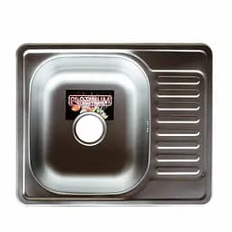 Кухонна мийка з нержавіючої сталі Platinum 5848 декор (0,6/170 мм), R, Decor - мініатюра 10