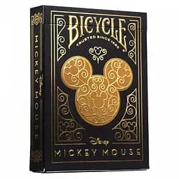 Карты игральные United States Playing Card Company Bicycle Disney Mickey Mouse inspired Black and Gold (ВР_КИБДММБГ)