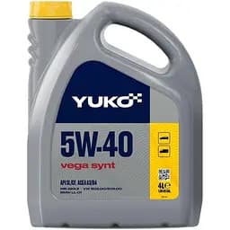 Олива моторна Yuko Vega Synt 5W-40 API SL/CF 4 л (134861)