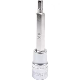 Головка торцевая Yato квадрат 1/2" HEX M6 L= 100 мм удлиненная (YT-04392)