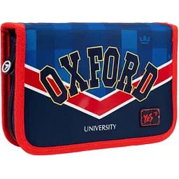 Пенал твердий Yes HP-02 Oxford, 13х21х3 см, синій із червоним (533433)