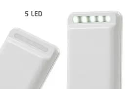 Універсальна зарядна батарея S-link IP-G21 20000Mah Power Bank з ліхтариком (Білий) - мініатюра 4