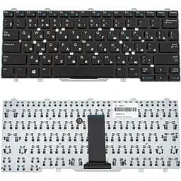 Клавіатура для ноутбука DELL (Latitude: E5450, E7450), rus, black, без фрейма, без підсвічування, без джойстика