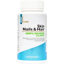 Комплекс All be Ukraine Skin Nail & Hair для шкіри, волосся та нігтів 60 капсул (ABU-02049)