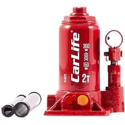 Домкрат пляшковий CarLife 2 т 150-360 мм двоштоковий (BJ402D)