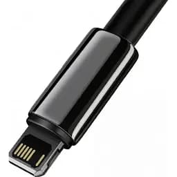 Кабель Baseus Tungsten Gold Fast Charging Cable USB to Lightning 2.4A 2m CALWJ-A01 Black - мініатюра 4