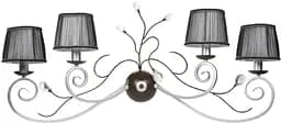 Бра 4x40W, E14, 90998 метал хром./тканина