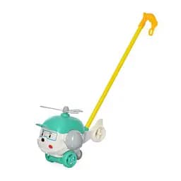 Дитяча каталка на палиці "Вертоліт" Bambi 198-19(Turquoise) дзвіночок, 38 см