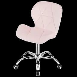 Кресло на колесах велюр Розовый (333272)
