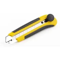 Ніж висувний Сила 25 мм обгумований гвинтовий замок