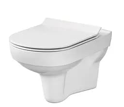 Унітаз підвісний CET 794 Cersanit City CleanOn з дюропластовим Slim сидінням SoftClose+QuickRelease 30412