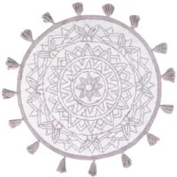 Килимок Irya Layla stone 100х100 см бежевий (svt-2000022260770)