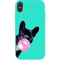 Чохол-накладка Toto Pure TPU 2 mm Print Case Apple iPhone X/XS #75 Bubbledog Mint