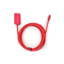 Кабель Extradigital HDMI (M) - Type-C (M), 2 м, Red teh0020760 - мініатюра 3