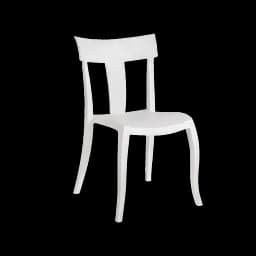 Стілець Papatya Toro-S Rattan білий (821117)