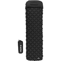 Надувний килимок Outtec з подушкою соти 195х55х5 см чорний