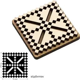 Штамп для вибійки Rosa Talent №2 Геометрія 7.5x7.5см