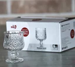 Набір чарок скляних Deli Glass Sam 50 мл 6 шт. (87KB161-1A/6) - мініатюра 3