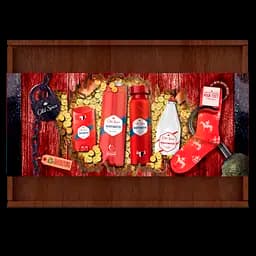 Подарунковий набір для чоловіків Old Spice Whitewater: Твердий дезодорант 50 мл + Аерозольний дезодорант 150 мл + Гель для душа 250 мл + Лосьйон після гоління 100 мл + Шкарпетки - мініатюра 2