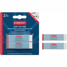 Набір ластиків Derwent Slim 2 шт - мініатюра 2