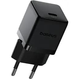 Мережевий зарядний пристрій Baseus Palm Fast Charger Type-C 30W EU Чорний