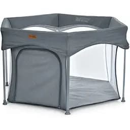 Манеж El Camino ME 1195 SWIFT 6 шестиугольный с мягким матрасом серый