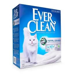 Грудующий наполнитель Ever Clean Total Cover для кошачьего туалета Полная Блокировка с микрогранулами 10 л