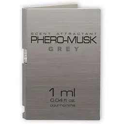 Духи с феромонами для мужчин Aurora Phero-musk Grey, 1 ml
