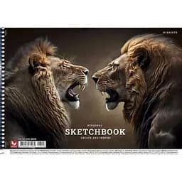 Альбом для малювання Школярик A4 спіраль 30 аркушів (PB-SC-030-8008-1)