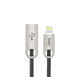 USB-кабель Hoco U8 Metal Lightning 1 м серебристый