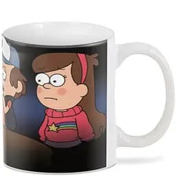 Кухоль GeekLand Gravity Falls Dipper and Mabel cake GF.02.03 330 мл білий