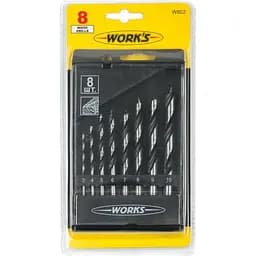 Набір свердел по дереву Work's 3-10 мм 8 шт. (27465)