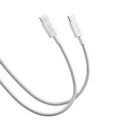 Кабель Xiaomi Braided Cable Type-C to Type-C 6A 120W 1m BHR087KGL White - мініатюра 3