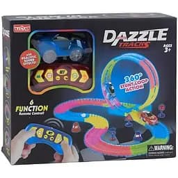 Автотрек 136 (36/2) на радиоуправлении со светом и звуком 134 детали увлекательная трасса для дрифта