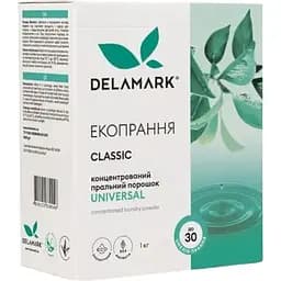 Концентрированный бесфосфатный стиральный порошок DeLaMark Universall 1 кг