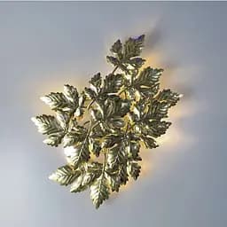 Світильник у флористичних мотивах з фактурного листя Line F Арт. WB5034-600-4P