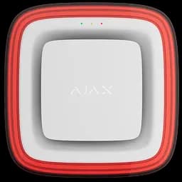 Бездротовий світлозвуковий адресний пожежний сповіщувач Ajax EN54 FireProtect (Sounder/VAD) Jeweller White