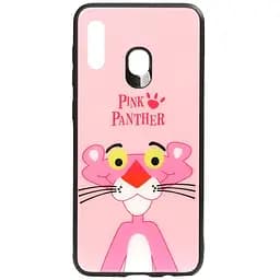 Чохол-накладка Toto Cartoon Print Glass Case HuAwei Y7 2019 Pink Panther