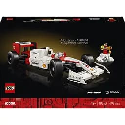 Конструктор LEGO Icons McLaren MP4/4 и Айртон Сенна 693 деталей (10330)