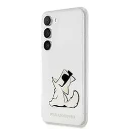 Чехол Karl Lagerfeld PC/TPU Choupette Eat для Samsung Galaxy S23+ Прозрачный