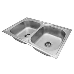 Кухонна мийка Kroner KRP Satin-5080Z (0,8 мм) CV025445, Satin - мініатюра 6