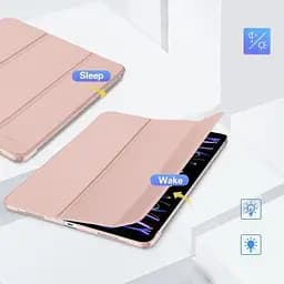 Чохол до планшета BeCover Tri Fold Hard Apple iPad Air 13" M2/M3 (2024/2025) Pink (711724) - мініатюра 3