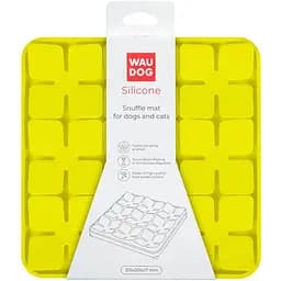 Килимок для пошуку корму Waudog Silicone 205х205х17 мм жовтий