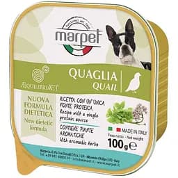 Влажный корм для собак Marpet AequilibriaVet мусс с перепелкой 100 г (CH21/100)