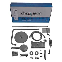 Душова система з кнопковим перемикачем із алюмінію Champion PBD-009-J graphite CH6550, Графіт - мініатюра 9