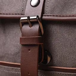 Практична горизонтальна чоловіча сумка з текстилю 21248 Vintage сіра - мініатюра 10