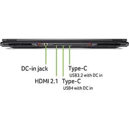 Ноутбук Acer Ігровий 18'' Nitro 18 AI AN18-61, IPS 165, Al 7 350 50GHz, 32GB DDR5, 1TB + 1TB - мініатюра 14